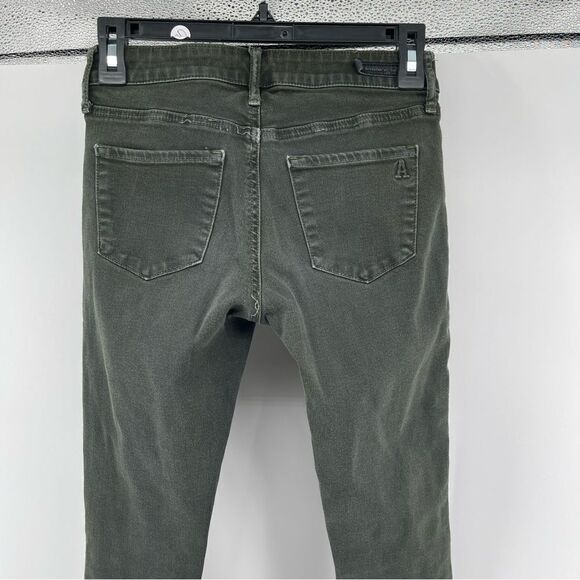 Articles of Society Sarah Linden Women’s Dark Green Skinny Denim Jeans Size 24 - Picture 11 of 16